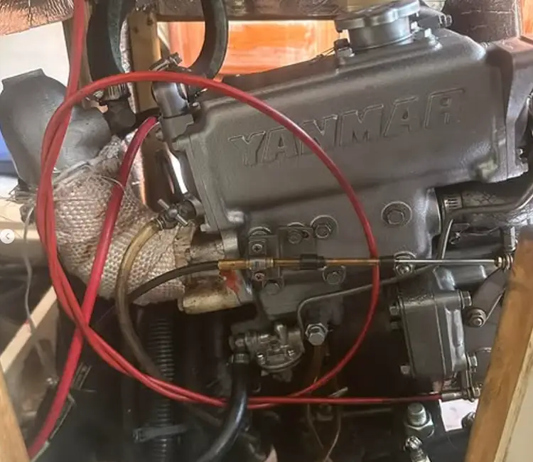 Marine repair in Vermont – inboard engine removal for full rebuild and restoration