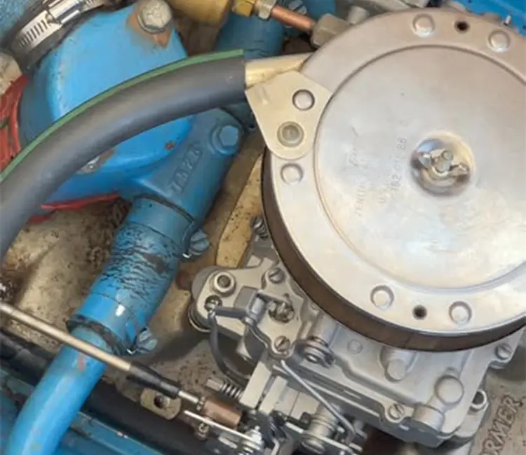 Marine repair in Vermont – mechanical evaluation and diesel engine installation in progress